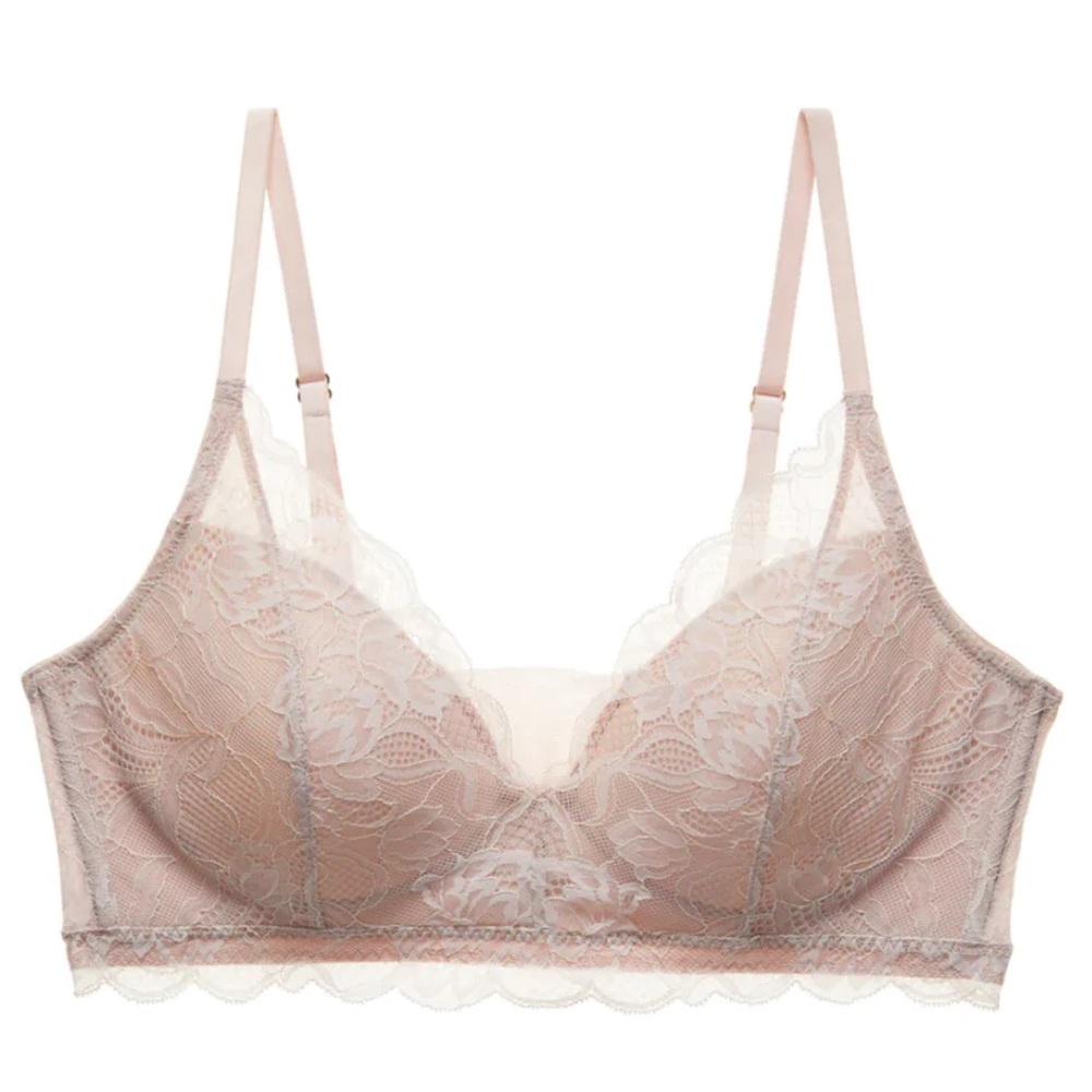 Rose colored NATORI MUSE FULL FIT WIRELESS CONTOUR BRA Size 36G